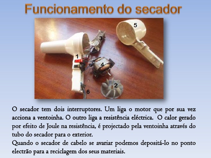 Como funcionam os secadores de cabelo