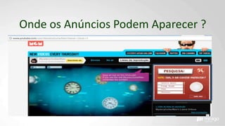 Onde os Anúncios Podem Aparecer ?
 