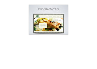PROGRAMAÇÃO
 