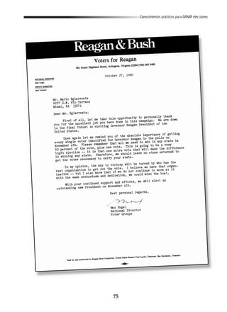 75
Conocimientos prácticos para GANAR elecciones
 