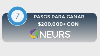 7
$200,000+ CON
PASOS PARA GANAR
 