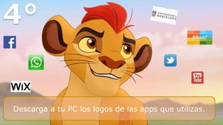 Descarga a tu PC los logos de las apps que utilizas.
 
