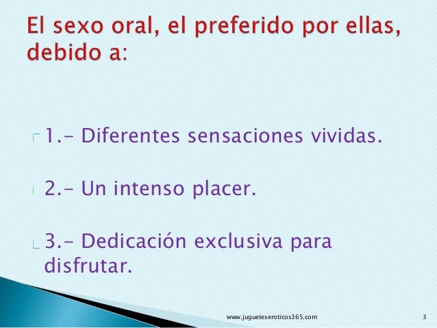 Como hacer el sexo oral a la mujer