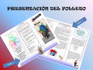 PRESENTACIÓN DEL FOLLETOCARA  2CARA  1