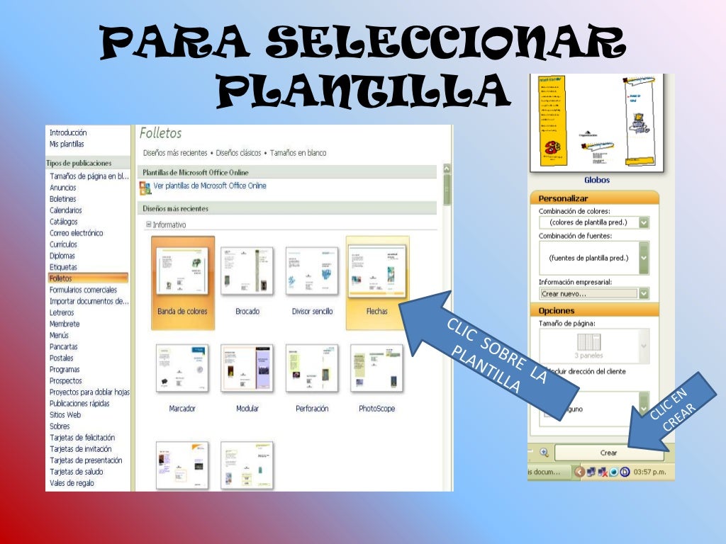 Como Hacer Folletos En Publisher