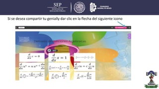 Si se desea compartir tu genially dar clic en la flecha del siguiente icono
 