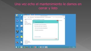 Como hacer mantenimiento