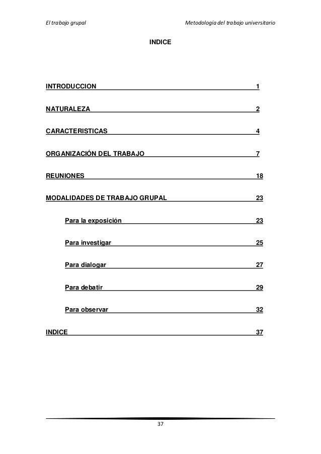 Como Hacer Trabajo En Grupal Monogracias