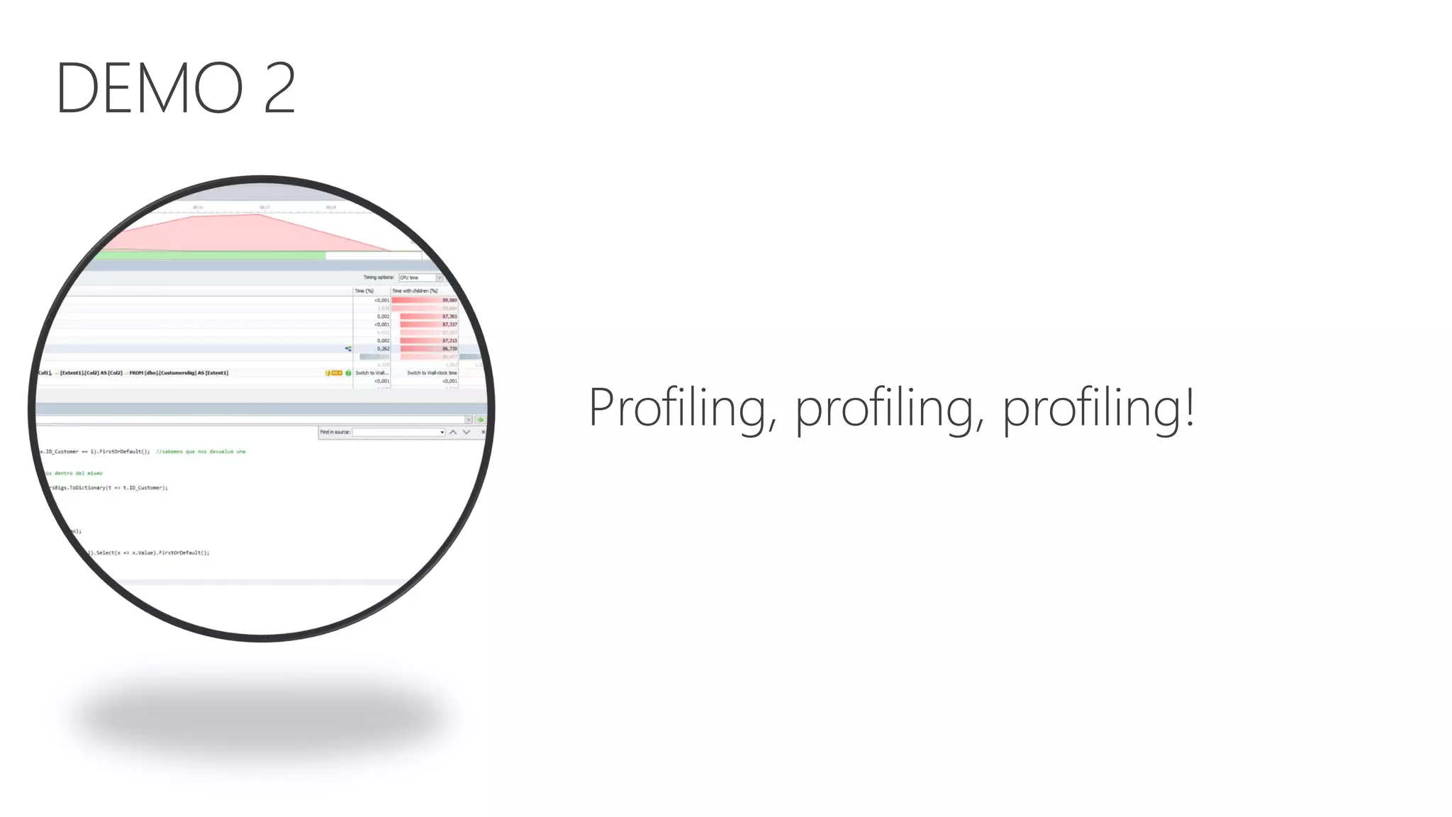 #dotNetSpain2016
Deja rodar tu app un tiempo y mira qué mejorar
 