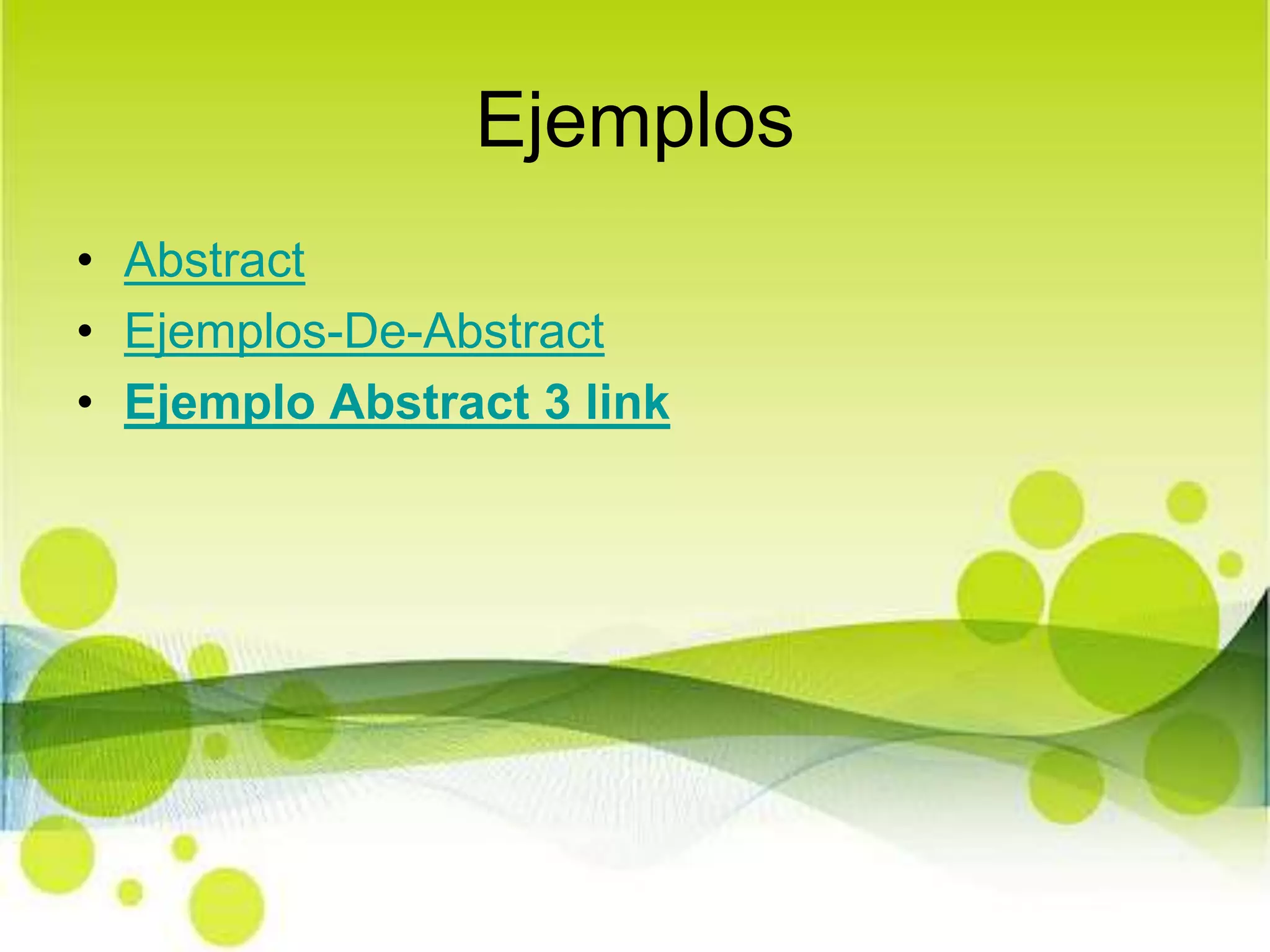 EjemplosAbstractEjemplos-De-AbstractEjemplo Abstract 3 link