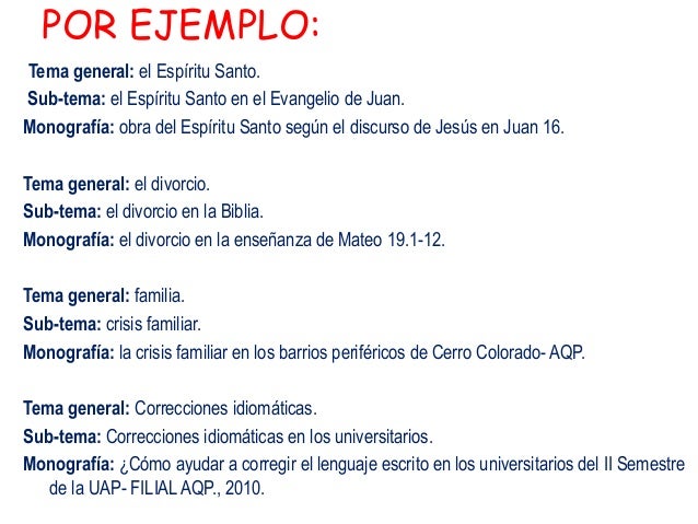 Como hacer una monografia