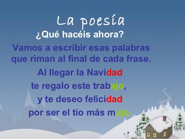 Como hacer una poesia