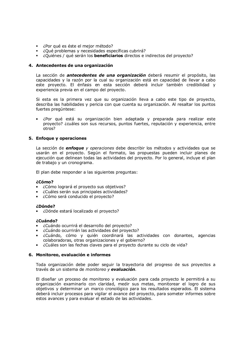 ¿Cómo elaborar una Propuesta?