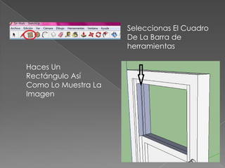 Seleccionas El Cuadro
                     De La Barra de
                     herramientas

Haces Un
Rectángulo Así
Como Lo Muestra La
Imagen
 