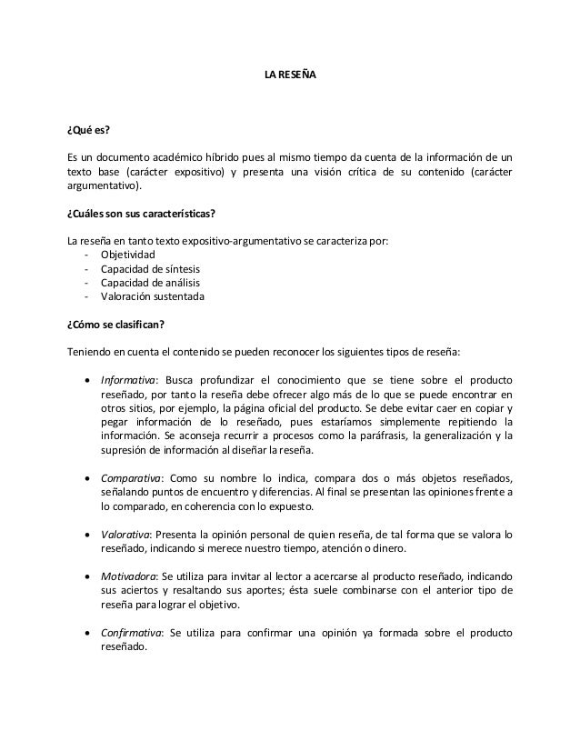 1 Tipos De Reseñas — TakBuzz