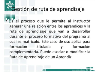 Como hacer una ruta de aprendizaje sena | PPTX