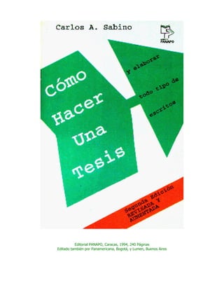 Editorial PANAPO, Caracas, 1994, 240 Páginas
Editado también por Panamericana, Bogotá, y Lumen, Buenos Aires
 
