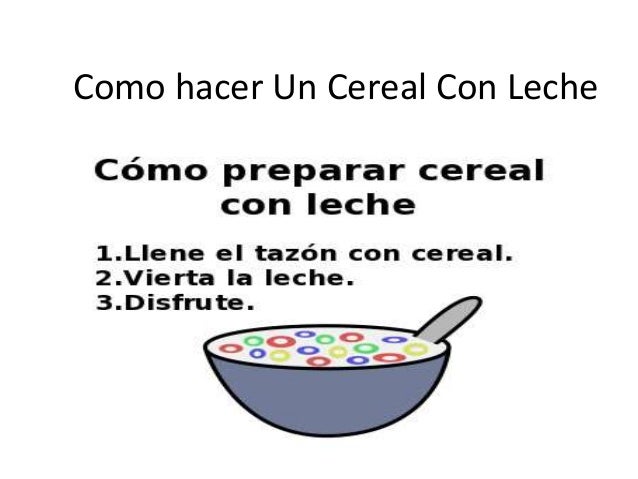 Como hacer un cereal con leche