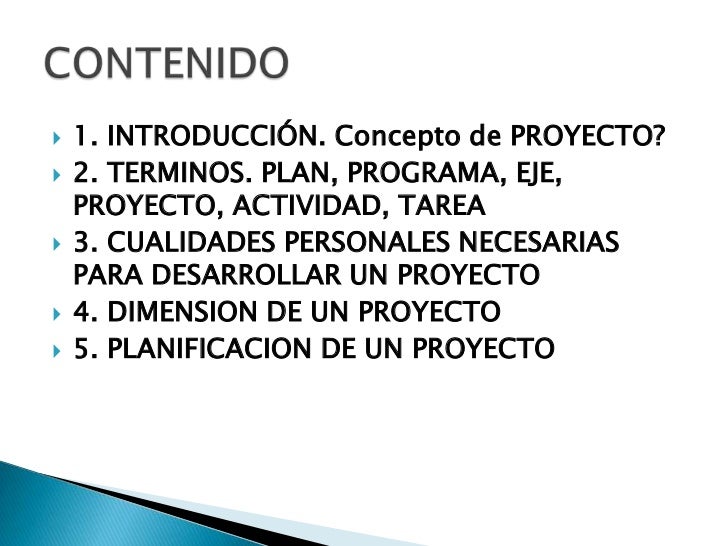 Como hacer un proyecto