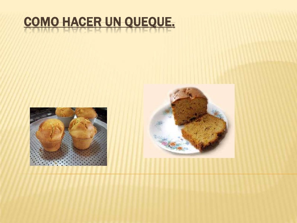 Como hacer un queque