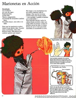 Como hacer y manejar marionetas