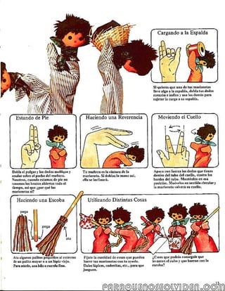 Como hacer y manejar marionetas