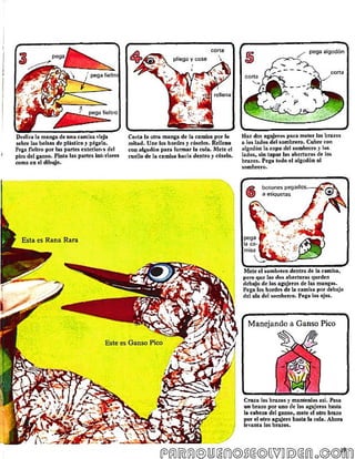 Como hacer y manejar marionetas