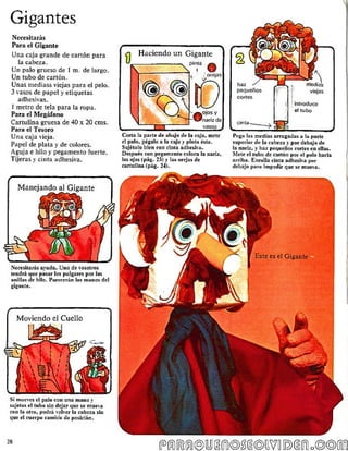 Como hacer y manejar marionetas