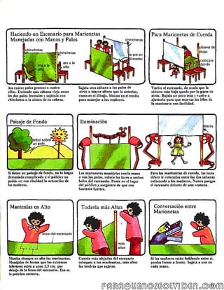 Como hacer y manejar marionetas