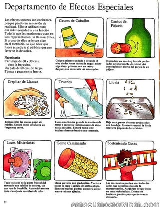 Como hacer y manejar marionetas