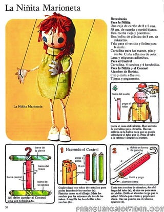Como hacer y manejar marionetas
