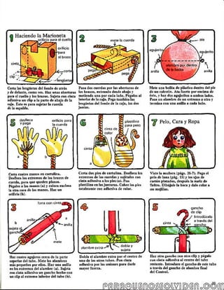 Como hacer y manejar marionetas