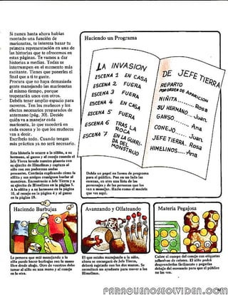 Como hacer y manejar marionetas