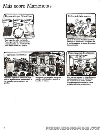 Como hacer y manejar marionetas
