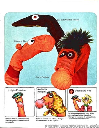 Como hacer y manejar marionetas