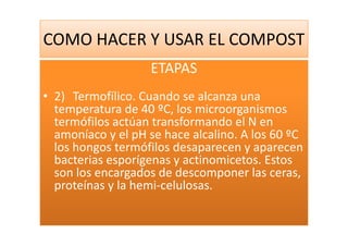 Como Hacer Y Usar El Compost