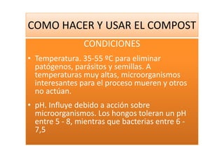 Como Hacer Y Usar El Compost