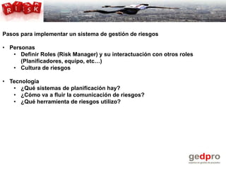 Como implantar un sistema de gestion de riesgos y no morir en el ...