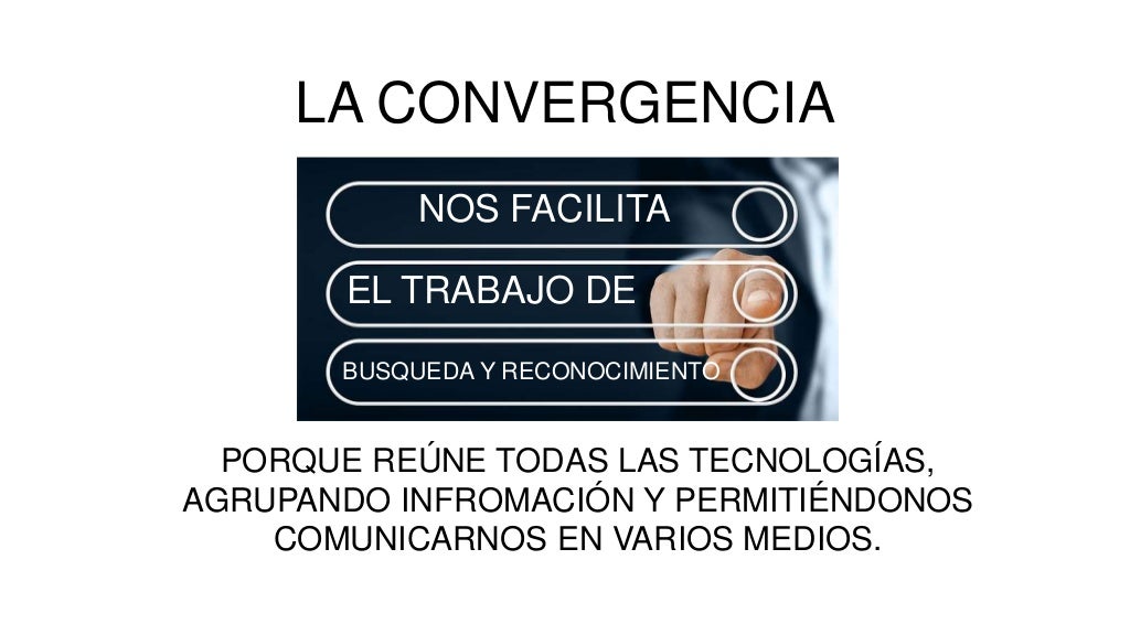 ¿Cómo influye la informática y convergencia en el programa