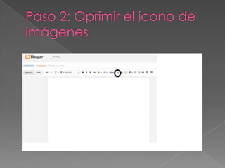 Como insertar una imagen a tu blog2