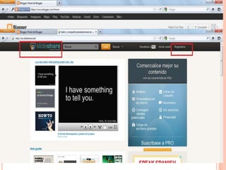 Como insertar un  pawer point a tu blog