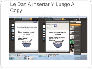 Le Dan A Insertar Y Luego A
Copy
 