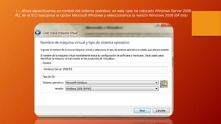 Como instalar el windows server paso a paso | PPTX