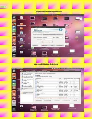 14

              Ingresando nuestro password




            Las posibilidades de trabajo



     1) s
        s

     2) s

     3) s

     4) s

     5) s

     6) s

     7) s

     8) s

     9) s

     10)
 