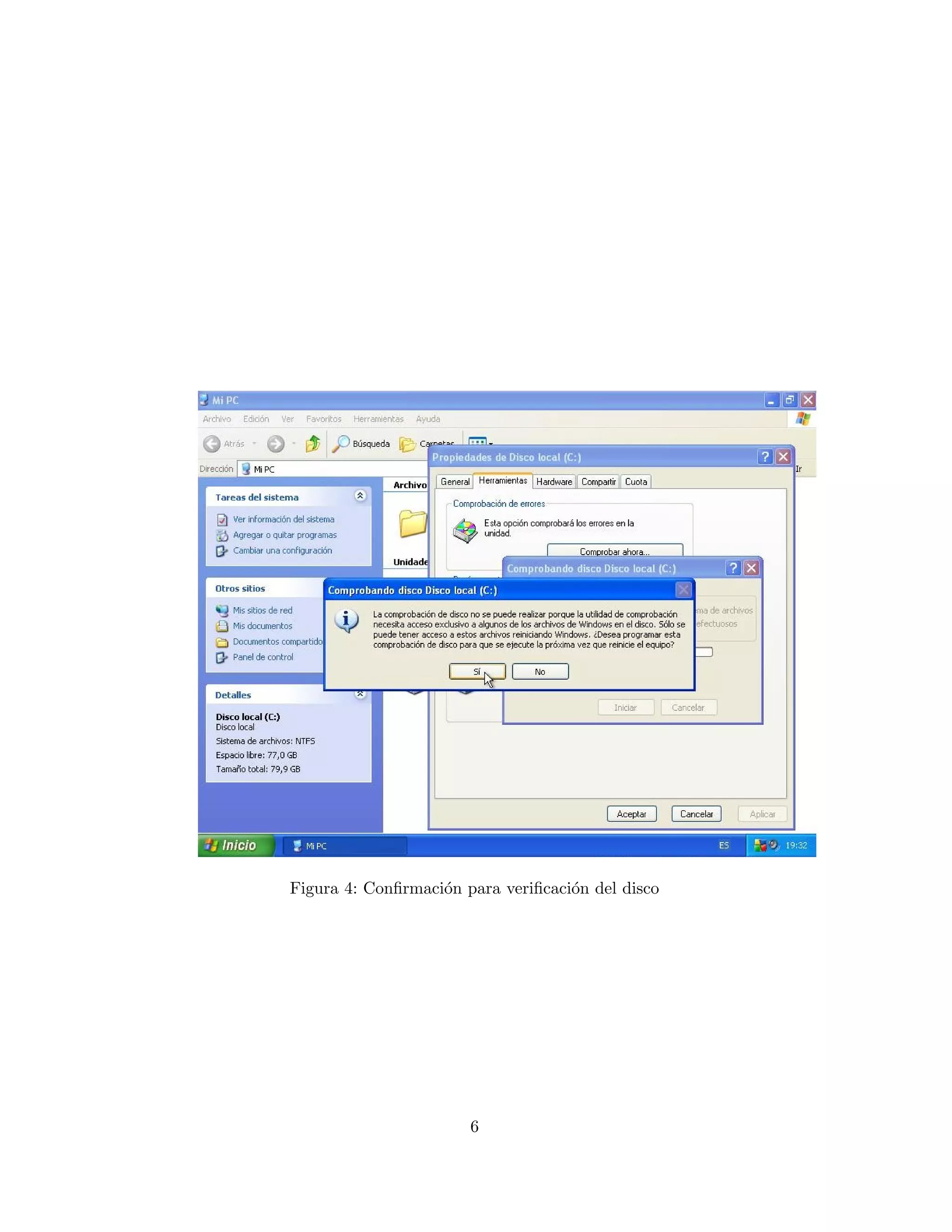 Figura 4: Conﬁrmaci´n para veriﬁcaci´n del disco
                   o                o




                       6
 