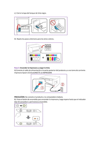 Como instalar una impresora epson l3110 paso a paso