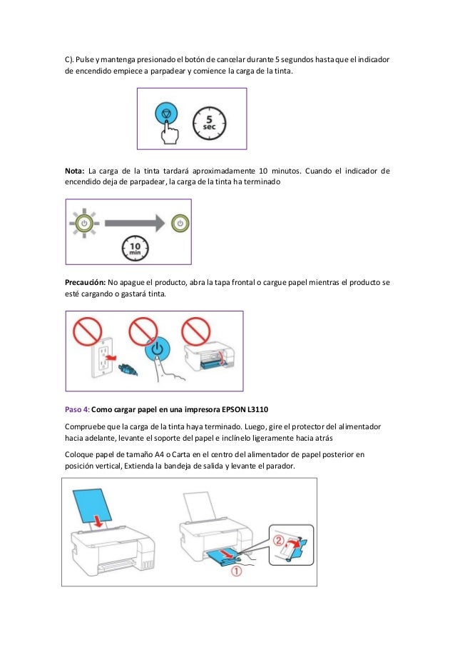 Como instalar una impresora epson l3110 paso a paso