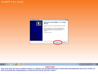 Como instalar servidor web xampp