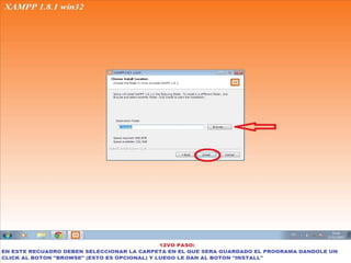 Como instalar servidor web xampp