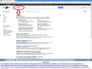 Como instalar servidor web xampp